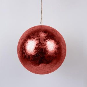 ТОПКА, МЕТАЛИК ЧЕРВЕН, 20 см