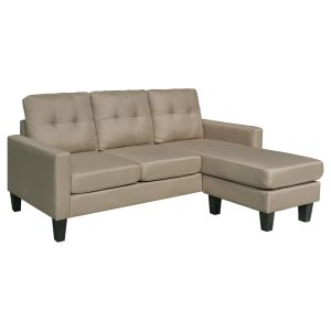 ЪГЛОВ ДИВАН ОБРЪЩАЩ СЕ ЪГЪЛ MEGGY HM3297.03 БЕЖОВ ПЛАТ 184.5X129X86ВСМ.