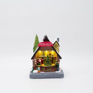 МАГАЗИН ЗА ПОДАРЪЦИ, СЪС СВЕТЛИНА И ДВИЖЕНИЕ, 13,5X9,2X17,4 СМ