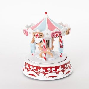 СВЕТЕЩА ОПАЛОВА ВЪРТЕЛЕЖКА, МУЗИКА И ДВИЖЕНИЕ, АДАПТЕР, 18.9X18.9X22.2 СМ