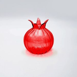 СТЪКЛЕН НАР, ПРОЗРАЧНО ЧЕРВЕН, 9.8 см