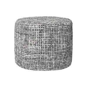 ДЕКОРАТИВЕН ПУФ LAGOON СИВ ЦВЯТ 45X45X35СМ