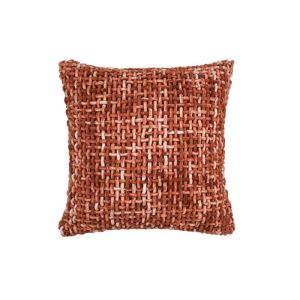 ДЕКОРАТИВНА ВЪЗГЛАВНИЦА LAGOON ЦВЯТ ТЕРАКОТА 45X45СМ