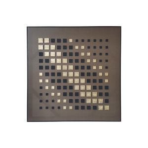 КАРТИНА ВЪРХУ ПЛАТНО С ПЛАСТМАСОВА РАМКА FL252302 КАФЯВО-БЕЖОВО-ЧЕРНО 80X4X80СМ