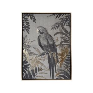 КАРТИНА ВЪРХУ ПЛАТНО С ПЛАСТМАСОВА РАМКА FL252329 СИВО-БЕЖОВО-ЧЕРНО 50X3X70СМ