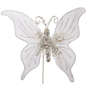 КОЛЕДНА БЯЛА ПЕПЕРУДА 30X22 СМ