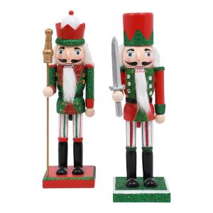 КОЛЕДНА ФИГУРА ЛЕШНИКОТРОШАЧКАТА 1/2 2504 РАЗЛИЧНИ ЦВЕТОВЕ 25СМ