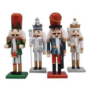 КОЛЕДНА ФИГУРА ЛЕШНИКОТРОШАЧКАТА 1/4 1601 РАЗЛИЧНИ ЦВЕТОВЕ 16СМ