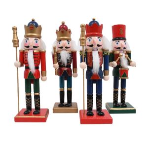 КОЛЕДНА ФИГУРА ЛЕШНИКОТРОШАЧКАТА 1/4 2506 РАЗЛИЧНИ ЦВЕТОВЕ 25СМ