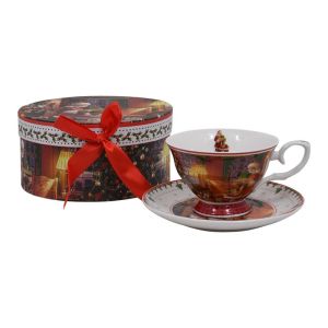 КОЛЕДНА ЧАША С ЧИНИЙКА ДЯДО КОЛЕДА 220CC