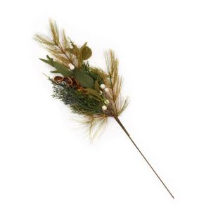 КОЛЕДНО КЛОНЧЕ ЗЕЛЕНО-ОРАНЖЕВО 58СМ