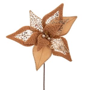 КОЛЕДНО КЛОНЧЕ ЦВЯТ ШАМПАНСКО 30X45 СМ