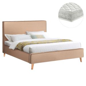 ЛЕГЛО С МАТРАК INDRA HM21280.02 БЕЖОВ ПЛАТ-МАТРАК 160X200СМ