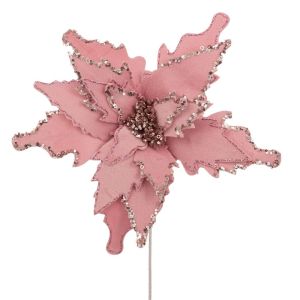 ЧЕРВЕНА КОЛЕДНА ЗВЕЗДА D45X70 ЕК