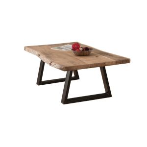 LIZARD-W ТЪНКА ХОЛНА МАСИЧКА, ЧЕРНО БОЯДИСАН МЕТАЛ, ЕСТЕСТВЕНО АКАЦИЕВО ДЪРВО