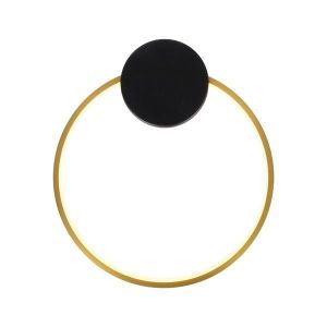 АПЛИК АЛУМИНИЕВИ LED 9W 702LM 3000K 300Χ340MM ARTE ЧЕРЕН-МЕСИНГ ILLUMINA AERO