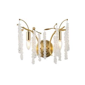 АПЛИК МЕТАЛ 2XE14 MAX15W 480X250MM ПРОЗРАЧНО СТЪКЛО ARTE ILLUMINA DYNASTY