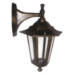 АПЛИК ШЕСТОЪГЪЛЕН АЛУМИНИЕВ БРОНЗОВИ E27 ARTE ILLUMINA