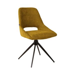 ВЪРТЯЩ СЕ ТРАПЕЗАРЕН СТОЛ FL2548, ПЛАТ, СИН, 64x53x85см