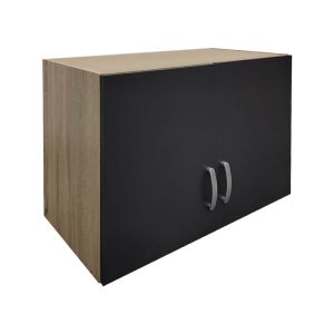 ГАРДЕРОБ С ДВЕ ВРАТИ LEGO В ЦВЯТ SONOMA-ТЪМНОСИВ 79X41.5X60СМ