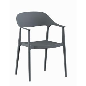 ГРАДИНСКИ СТОЛ AVEN ИЗРАБОТЕН ОТ ПОЛИПРОПИЛЕН (PP) СИВ ЦВЯТ 55x54x83см