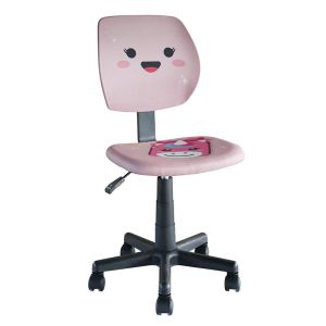 ДЕТСКИ ОФИС СТОЛ FL5256 РОЗОВ С ДИЗАЙН С УСМИВКА 39x47x92см