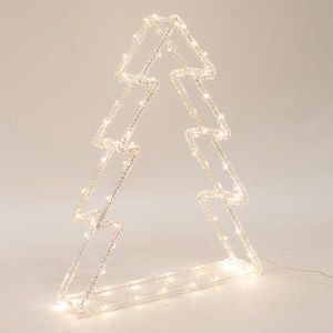 АКРИЛНО ДЪРВО АДАПТЕР, 3,5V, 70 ТОПЛО БЯЛ МИНИ LED, ЖИЛ 5М, 21X6,5X31СМ, IP44