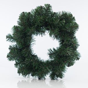 ВЕНЕЦ 50 СМ, 80 ВЪРХА (ШИРИНА НА ВЪРХОВЕТЕ 8 СМ), ЗЕЛЕН ЦВЯТ