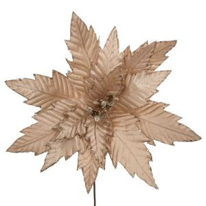 ДЕКОРАТИВНО ЗЛАТНО КЛОНЧЕ КОЛЕДНА ЗВЕЗДА, 40X55 СМ