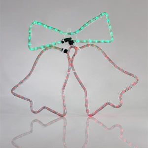 ЗВЪНЧЕТА, 3М LED ВЪЖЕ, 2-ПОСОЧНА, С ПРОГРАМА, ЧЕРВЕНА - ЧЕРВЕНА, 47X64 СМ, IP44