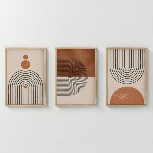 КАРТИНА HERELA TRIPTYQUE С ДИГИТАЛЕН ПРИНТ 33X1.5X48CM