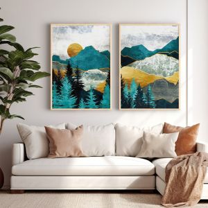 КАРТИНА LOVAS ДИПТИК С ДИГИТАЛЕН ПРИНТ 33X1.5X48CM