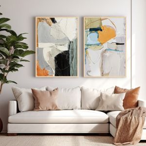 КАРТИНА NICOSS ДИПТИК С ДИГИТАЛЕН ПРИНТ 33X1.5X48CM