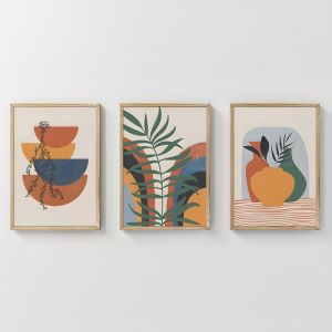 КАРТИНА АЛЕНЦА ТРИПТИК С ДИГИТАЛЕН ПРИНТ 33X1.5X48СМ