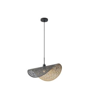 МЕТАЛЕН ПОЛИЛЕЙ 1XE27 MAX15W Φ600MM ЧЕРНО-ЗЛАТИСТИ ARTE ILLUMINA GALILEA