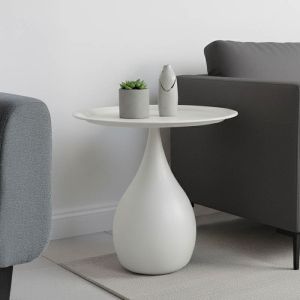 МЕТАЛНА ПОМОЩНА МАСА SAMINO В КРЕМАВ НЮАНС, ДИМЕНЗИИ 39X42 СМ