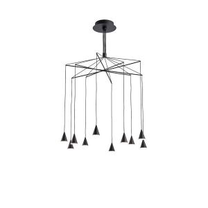 ПОЛИЛЕЙ LED 50W 3000LM 3000K Φ800X1200MM ЧЕРНИ ARTE ILLUMINA CAMPANELLE