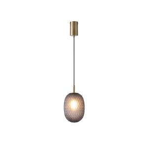 ПОЛИЛЕЙ ОТ СТЪКЛО 1XE27 MAX15W 150X230MM COGNAC ARTE ILLUMINA CANDY