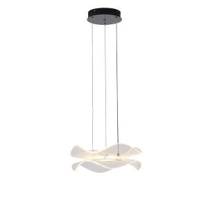 ПОЛИЛЕЙ, АКРИЛЕН, КРЪГЪЛ, LED, 34W, 3024LM, 3000K, Φ340MM, ЧЕРНИ, ARTE ILLUMINA FIRENZE