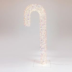 СВЕТЕЩО БАСТУНЧЕ С ПРЕЛИВАЩИ СЕ ЦВЕТОВЕ 100 СМ, 960 ТОПЛИ LED, 24V АДАПТЕР, ТАЙМЕР, СРЕБЪРИСТ МЕДНА ЖИЦА, ТОПЛО БЯЛ LED, ЗАХРАНВАЩ ЖИЛ 500 СМ, IP44