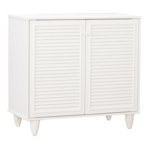 ШКАФ ЗА ОБУВКИ RONAN В БЯЛ ЦВЯТ 70.5X35X66СМ