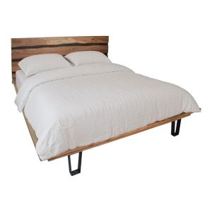 ДВОЙНО ЛЕГЛО IMENA МАСИВНО ДЪРВО ЕСТЕСТВЕН 160X200СМ