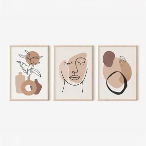 КАРТИНА GRENDE TRIPTYQUE С ДИГИТАЛЕН ПЕЧАТ 33X1.5X48СМ