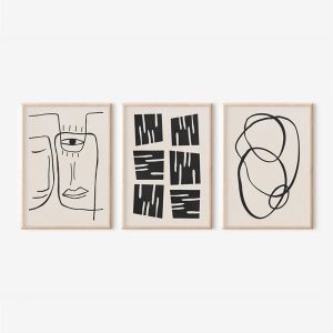 КАРТИНА LUMORA ТРИПТИХ С ДИГИТАЛЕН ПЕЧАТ 33X1.5X48СМ