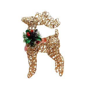 ГОЛЯМ СВЕТЕЩ ДЕКОРАТИВЕН ЕЛЕН FL220302 ЦВЯТ БРОНЗ 60Х40Х100 СМСМ