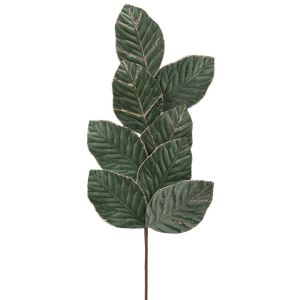 ДЕКОРАТИВНА КЛОНКА ЛИСТА С БРОКАТ НА КЛОНКА 70СМ