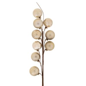 КОЛЕДЕН КЛОН С 9 ШАМПАНСКО ТОПКИ 45СМ