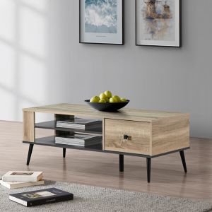 ХОЛНА МАСА ZEZAN В ЦВЯТ SONOMA-ТЪМНОСИВ 120X51X44.5СМ