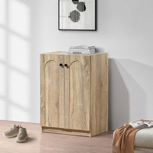 ШКАФ ЗА ОБУВКИ AMBERA, ЦВЯТ SONOMA, 60X36.5X81.5 СМ