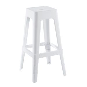 Relix Pp бар стол, Pp цвят бял